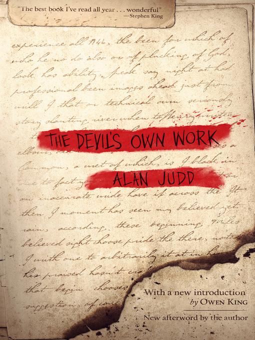 Title details for The Devil's Own Work by Alan Judd - Wait list